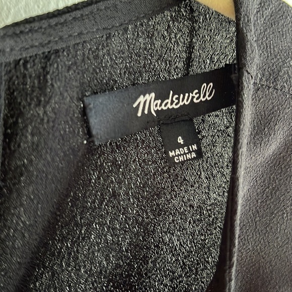 Madewell, Elegant Black Romper in Black, Size 4 - Picture 6 of 6